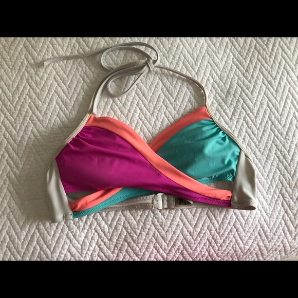 PINK Wrap Bathing Suit - Picture 1 of 5